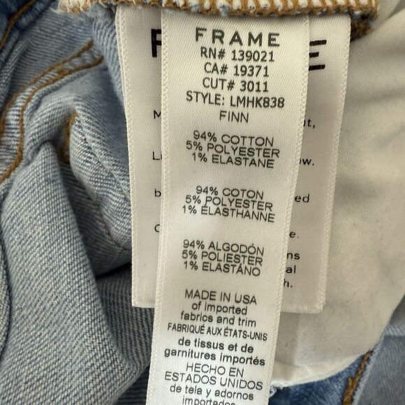 Frame Men’s Jeans L'Homme Skinny Size 36 X 31 Light Wash Blue Denim Finn - Picture 11 of 12